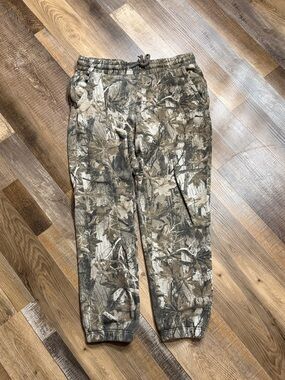 Hollister Men's Camo Sweatpants in Green & Brown